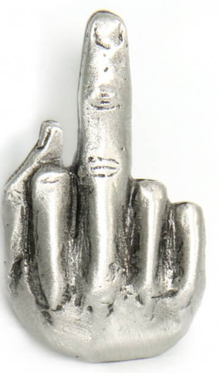 Middle Finger Pin